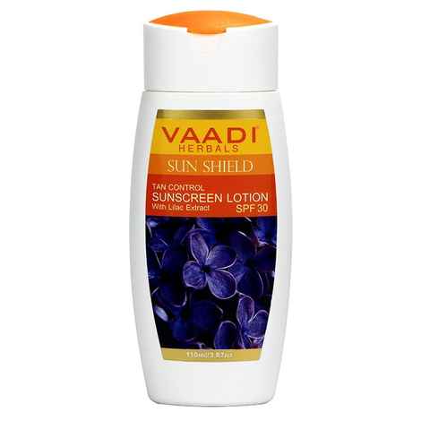 Buy Vaadi Herbals Sunscreen Lotion With Lilac Extract SPF-30 (110 ml) - Purplle