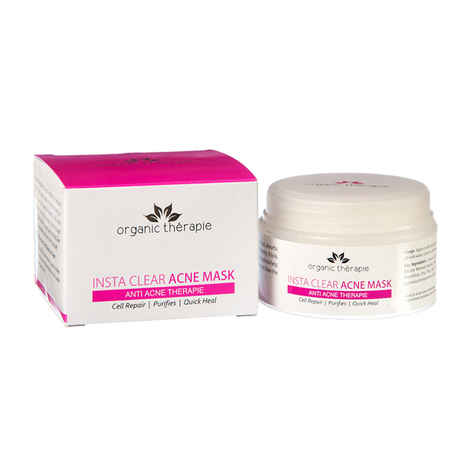 Buy Organic Therapie Insta Clear Acne Mask (50 g) - Purplle