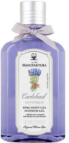 Buy Manufaktura Home Spa Lavender and Thermal Salt Anti-stress Shower Gel (300 ml) - Purplle