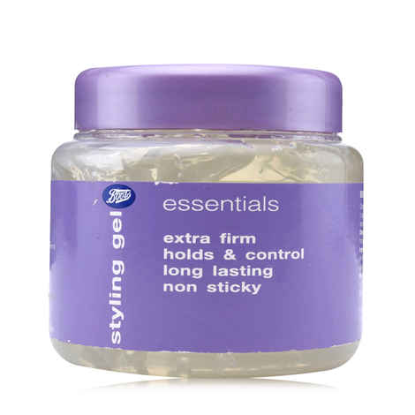 Boots Essentials Extra Firm Hold Hair Styling Gel (250 ml)