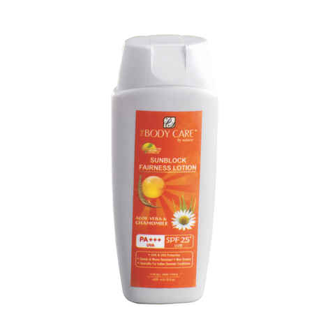 Buy The Body Care Sun Block Fairness Lotion SPF-25+ (200 ml) - Purplle