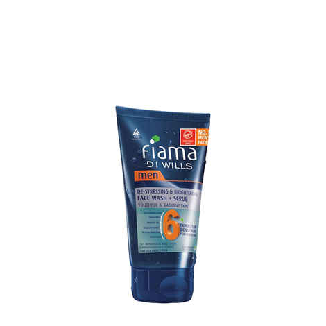 Buy Fiama Di Wills De-stressing and Brightening Face Wash & Scrub for Men (100 g) - Purplle