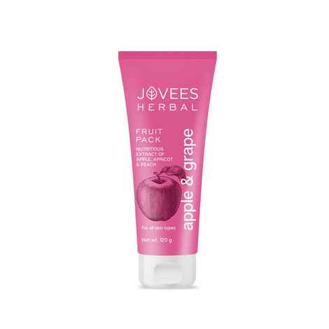 Buy Jovees Herbal Apple & Grape Fruit Pack | With Apple, Apricot & Peach Extracts | For Uneven Skin Tone | For All Skin Types | 120gm - Purplle
