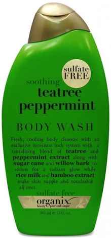 Buy OGX (Organix) Tea Tree Peppermint Body Wash (385 ml) - Purplle