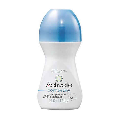 Buy Oriflame Activelle Anti Perspirant 24h Deodorant Cotton Dry (50 ml) - Purplle