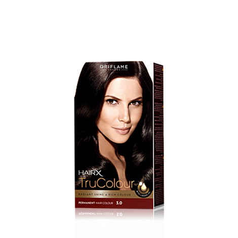 Buy Oriflame HairX Trucolour - Dark Brown 3.0 (125 ml) - Purplle