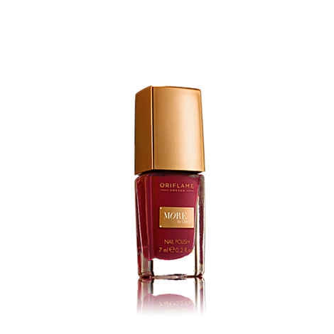 Oriflame More by Demi Nail Polish Forbidden Burgundy (7 ml)