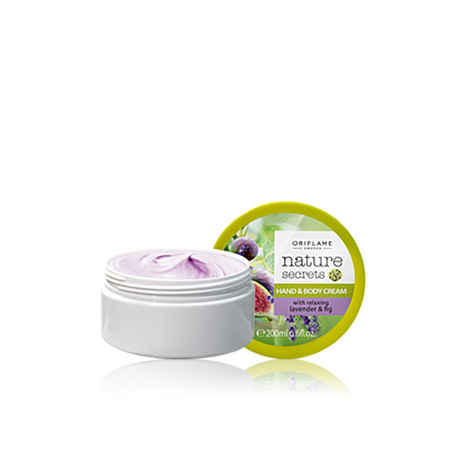 Buy Oriflame Nature Secrets Hand & Body Cream with Relaxing Lavender & Fig (200 ml) - Purplle