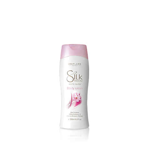 Buy Oriflame Silk Beauty White Glow Body Lotion (200 ml) - Purplle