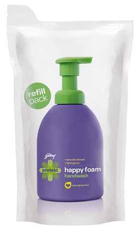 Buy Protekt Happy Foam Hand Wash Refill (200 ml) - Purplle