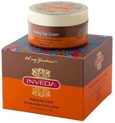 Buy Inveda Healing Day Cream With Rejuvenating Almond and Lavender (50 ml) - Purplle