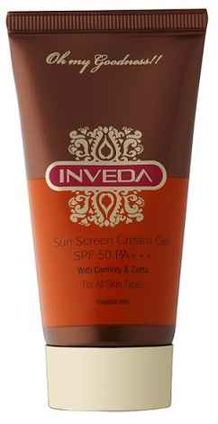 Buy Inveda Sun Screen Cream Gel With Comgrey and Zasta SPF 50 PA ++ (50 ml) - Purplle