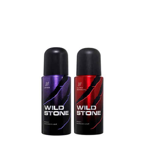Wild Stone Juice (150 ml) & Ultra Sensual (150 ml) Men Deodorants (Set of 2)
