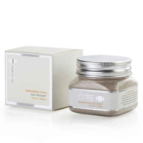 Buy Votre Dermabrade Scrub"Clay Exfolient" (100 g) - Purplle