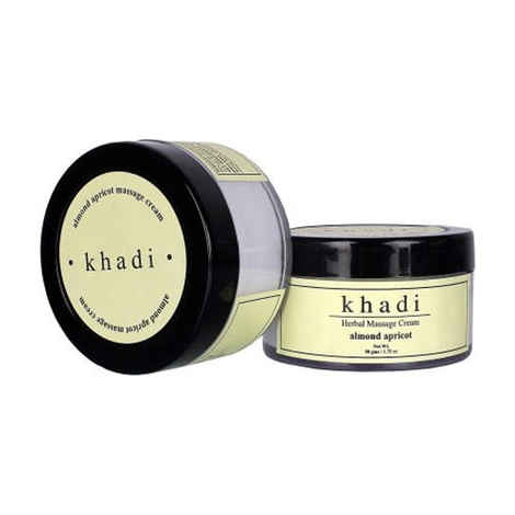 Buy Khadi Almond Apricot Herbal Massage Cream 50 g - Purplle