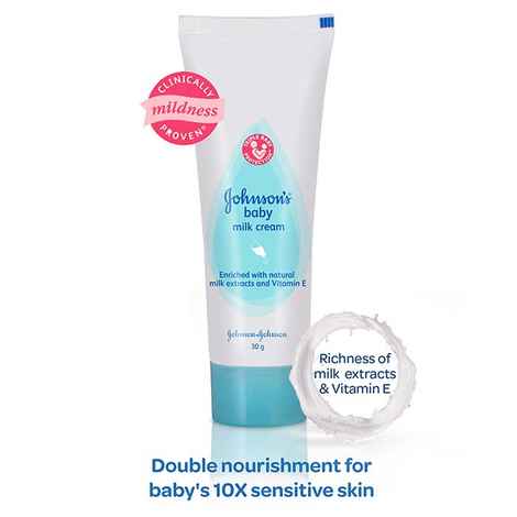 Buy Johnson And Johnson Milk Cream (Vit A&E) (30 g) - Purplle
