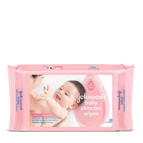 Buy Johnson And Johnson Skincare Wipes 20's - Purplle