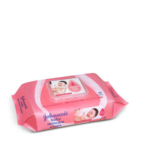 Buy Johnson And Johnson Skincare Wipes 80'N - Purplle