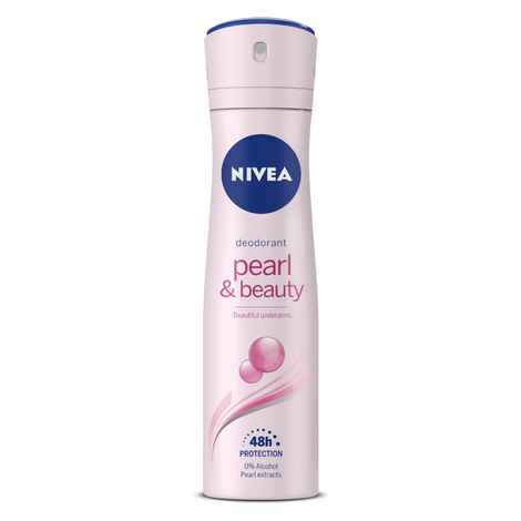 Buy Nivea Deo- Pearl extracts & 0% Alcohol, for Smooth Underarms, 48H freshness and odour protection - Purplle