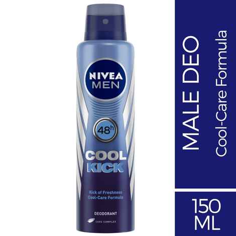 Buy Nivea MEN Deodorant, Cool Kick (150 ml) - Purplle