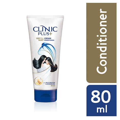 Buy Clinic Plus Soft & Silky Cream Conditioner (80 ml) - Purplle