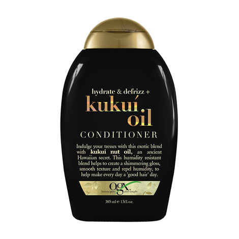 Buy OGX (Organix) Hydrate + Defrizz Kukui Oil Conditioner (385 ml) - Purplle
