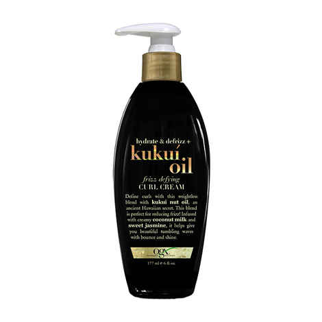 Buy OGX (Organix) Kukui Oil Frizz Defying Curl Cream (177 ml) - Purplle