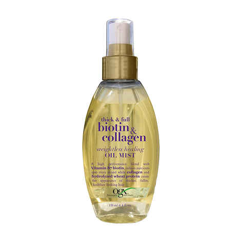 Buy OGX (Organix) Biotin and Collagen Healing Oil Mist (118 ml) - Purplle