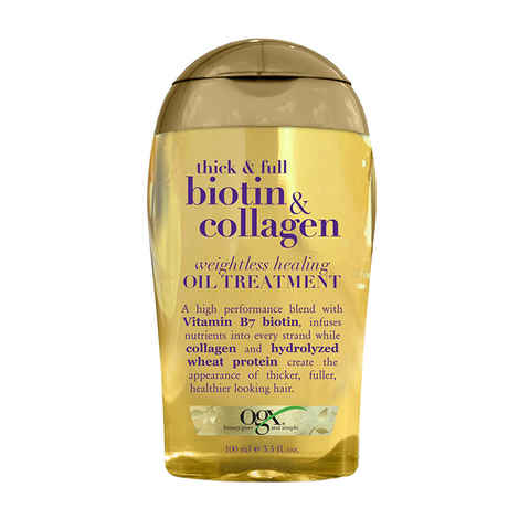 Buy OGX (Organix) Biotin and Collagen Healing Oil Treatment (100 ml) - Purplle