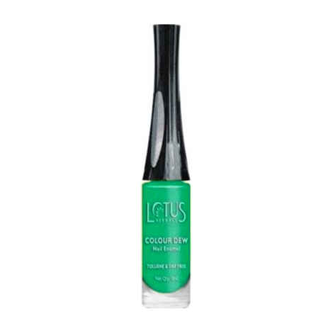 Buy Lotus Herbals Colour Dew Nail Enamel Green Fever (7 ml) - Purplle