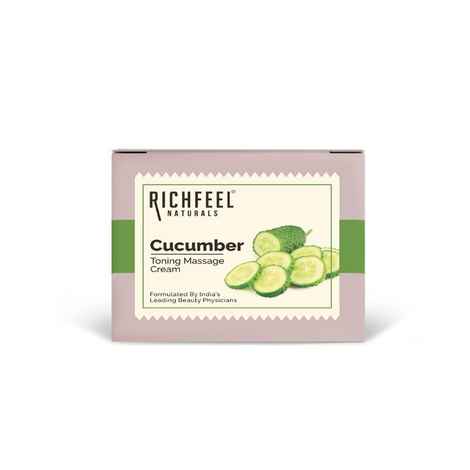 Buy Richfeel Massage Cucumber Cream (100 g) - Purplle
