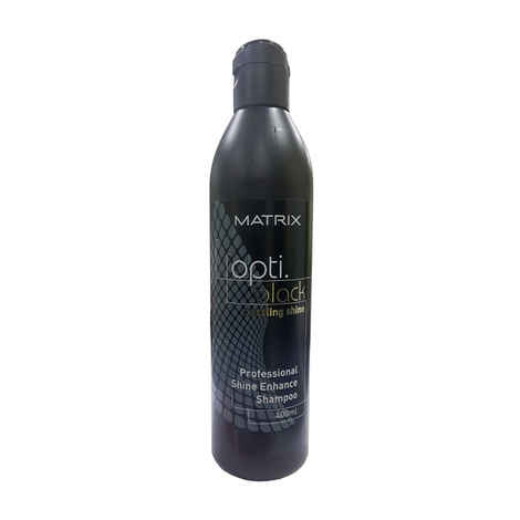 Buy Matrix Opti Black Professional Shine Shampoo (400ml) - Purplle