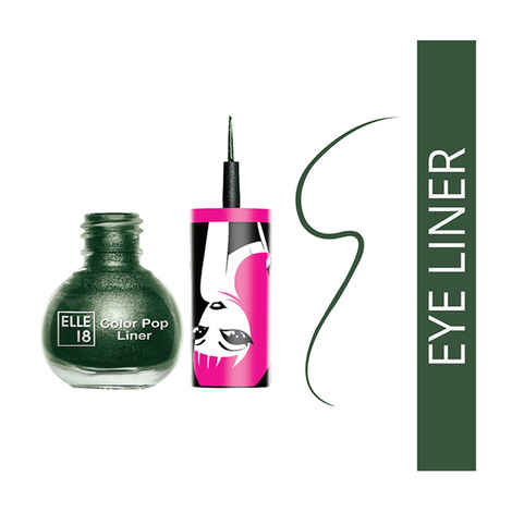 Buy Elle 18 Color Pop Eyeliner Green (5 ml) - Purplle