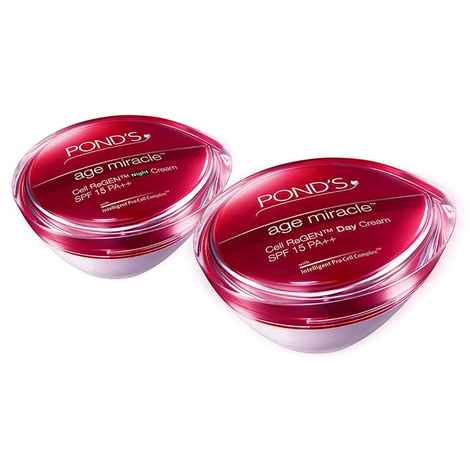 Buy POND'S Age Miracle Combo Pack Day & Night Cream (50 g) Each - Purplle