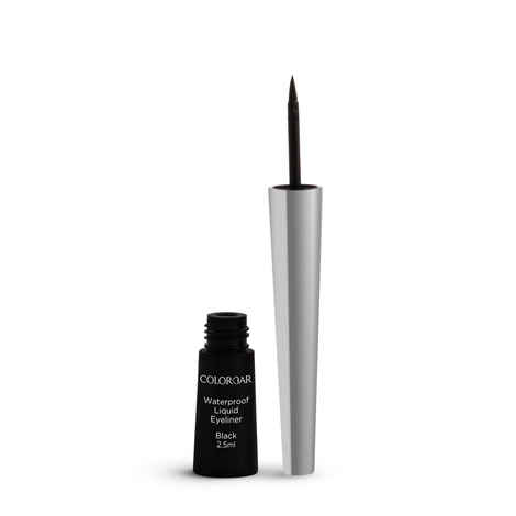 Buy Colorbar Precision Waterproof Eyeliner With Shiny Silver Cap Black (2.5 ml) - Purplle