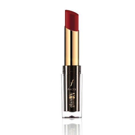 Buy Faces Canada Glam On Color Perfect Lipstick Oxblood 08 (3.5 g) - Purplle