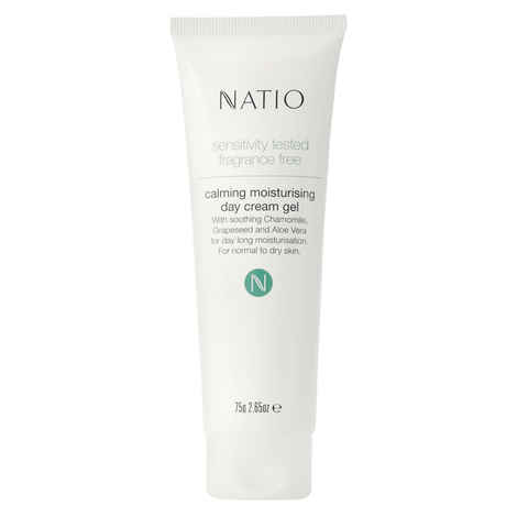 Buy Natio Sensitivity Tested Fragrance Free Calming Moisturising Day Cream Gel (75 g) - Purplle