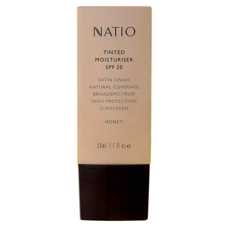 Buy Natio Tinted Moisturiser SPF 20 Honey (50 ml) - Purplle