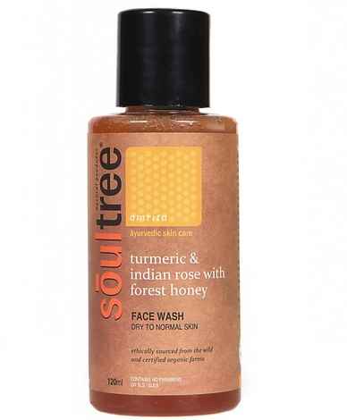 Soultree Turmeric & Indian Rose With Forest Honey Face Wash (120 ml)