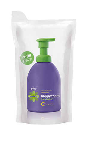 Buy Godrej Protekt Happy Foam Hand Wash Refill (200 ml) - Purplle