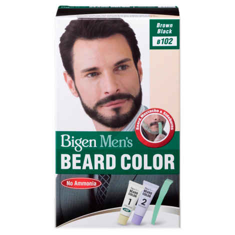 Buy Bigen Men's Beard Color Brown Black B #102 - Purplle