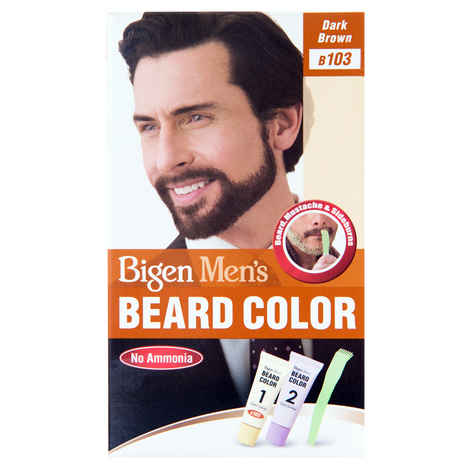 Buy Bigen Men's Beard Color Dark Brown B #103 - Purplle