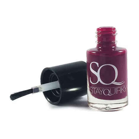 Buy Stay Quirky Nail Polish, Maroon - No Restriction 238 (6 ml) - Purplle