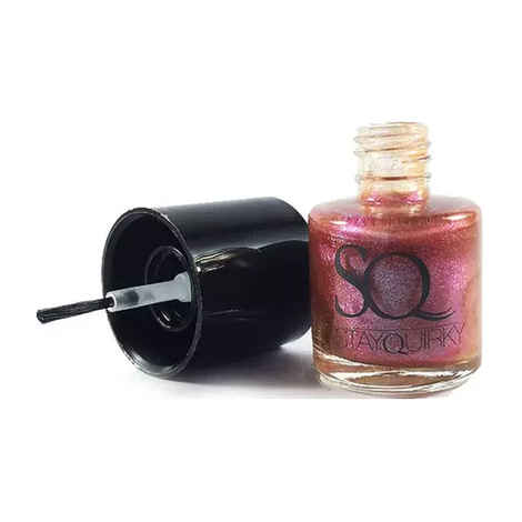 Buy Stay Quirky Nail Polish, Gold Chromic Effect, Finger Looking Good 771 - Purplle