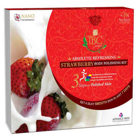 Buy TBC By Nature Absolute Refreshing Strawberry Body Polishing Kit ( 600 g) - Purplle