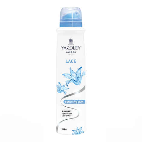 Buy Yardley Lace Skin Sensitive Women Deodorant (150 ml) - Purplle
