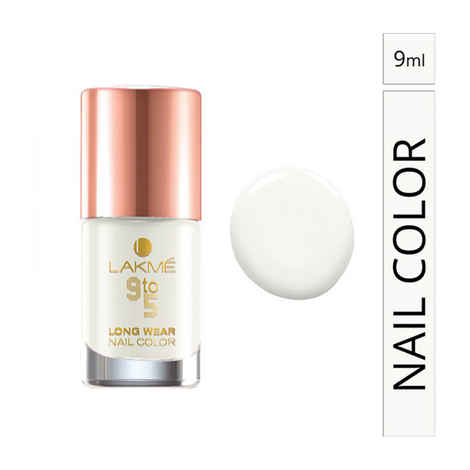 Buy Lakme 9 To 5 Long Wear Nail Color Pearl Crush (9 ml) - Purplle