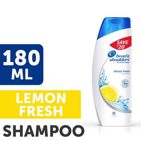 Buy Head & Shoulders Lemon Fresh Shampoo (180 ml) - Purplle