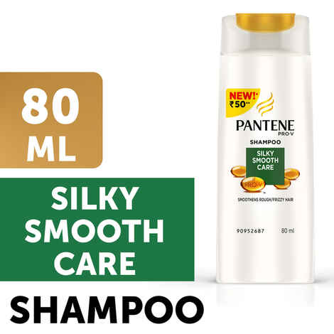 Buy Pantene Silky Smooth Care Shampoo (80 ml) - Purplle