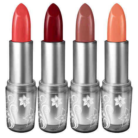 Buy Organistick Lipstick Combo Pack: Nude, C Red, Deep Maroon and Wine Pack No. 4 (16 g) - Purplle